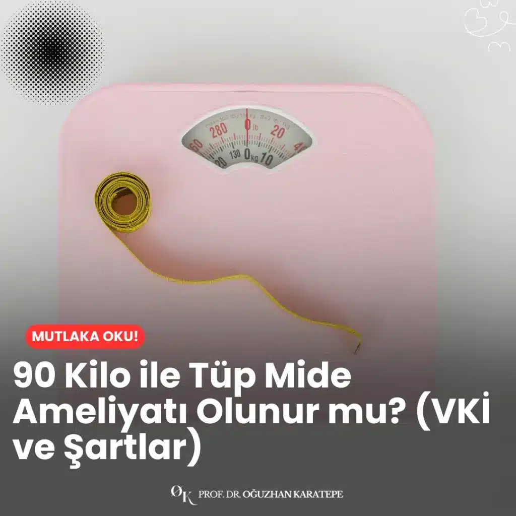 90 kilo ile tüp mide ameliyatı olunur mu? (VKİ ve şartlar) sorusunun cevabı; boy uzunluğu, eşlik eden hastalıklar ve VKİ değerine göre değişmektedir. Tüm detaylar bu içerikte.