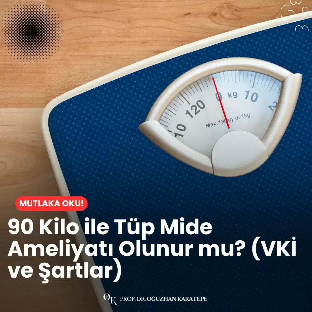 90 kilo ile tüp mide ameliyatı olunur mu? (VKİ ve şartlar) başlıklı rehberde; vücut kitle indeksi hesaplaması, SGK kriterleri ve uzman değerlendirmesi hakkında bilgi edinebilirsiniz.