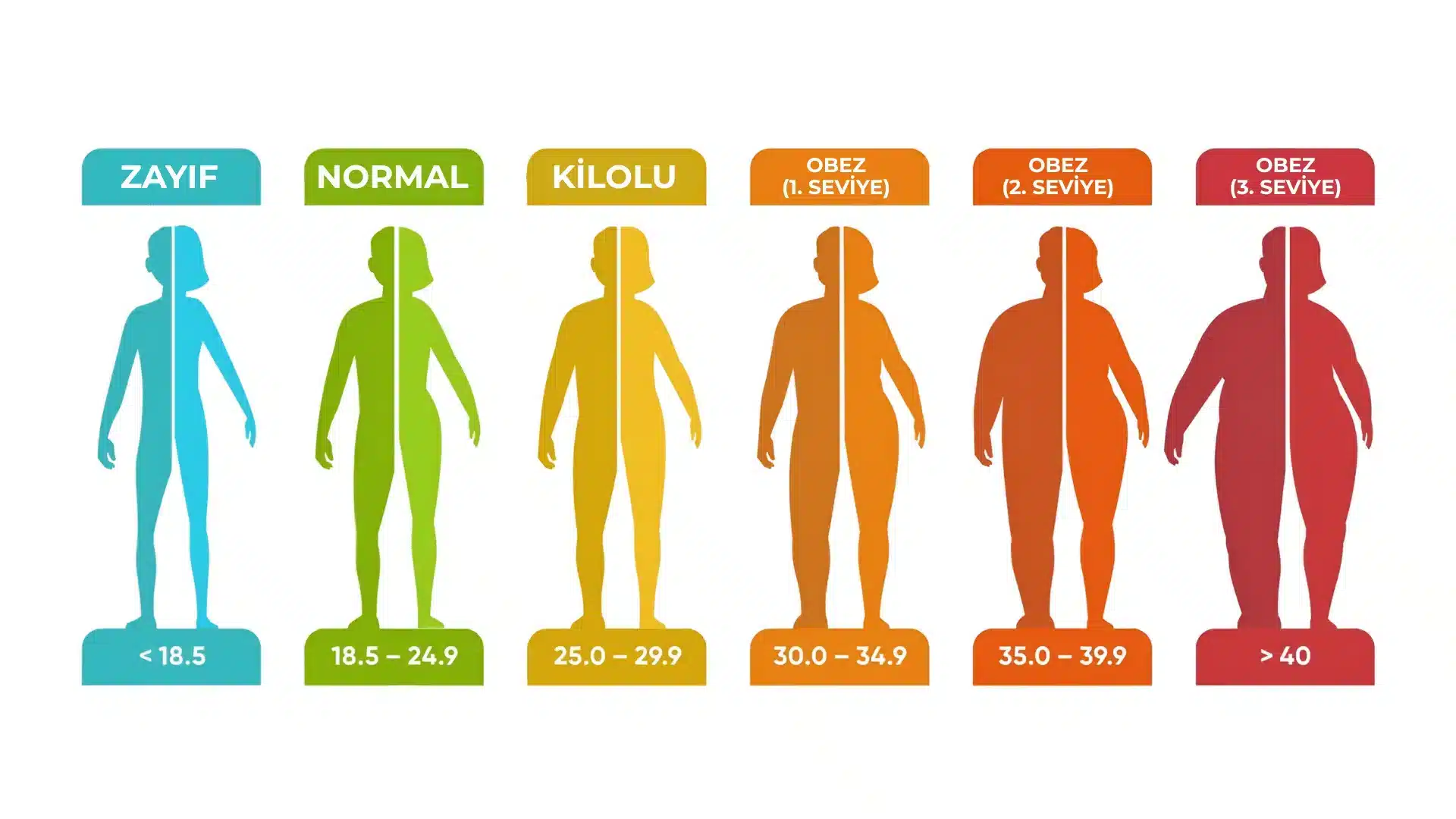 BOY kilo endeksi tablosu