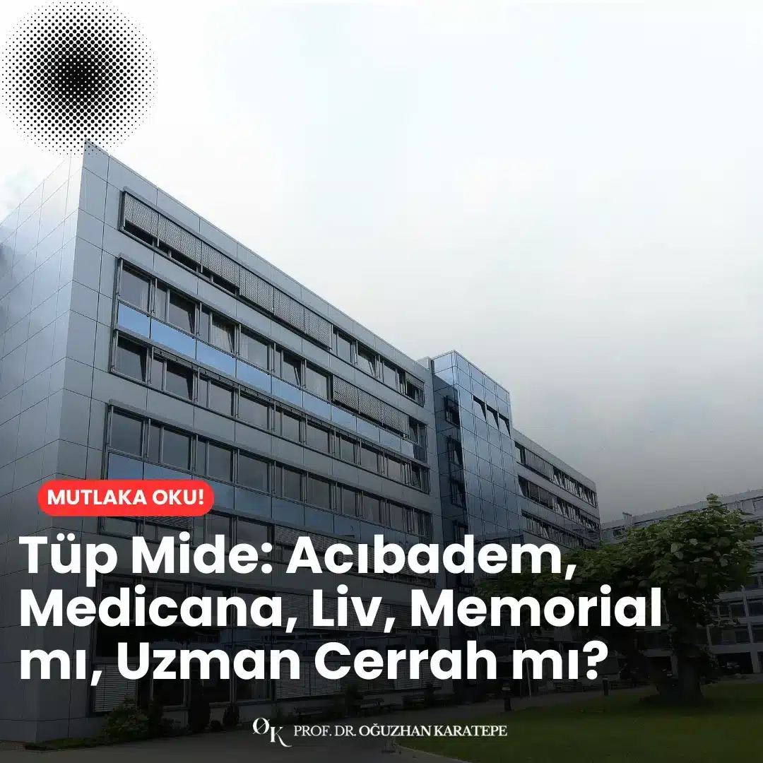 Tüp mide: Acıbadem, Medicana, Liv mi, uzman cerrah mı? Klinik imkanları, fiyat politikası ve cerrah deneyimi açısından öne çıkan seçenekleri karşılaştırmalı olarak inceliyoruz.
