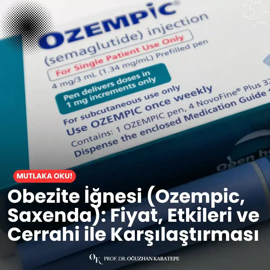 Obezite iğnesi (Ozempic, Saxenda): fiyat, etkileri ve cerrahi ile karşılaştırması hakkında merak edilenleri bu rehberde bulabilirsiniz. Hangi yöntem kimler için uygun?